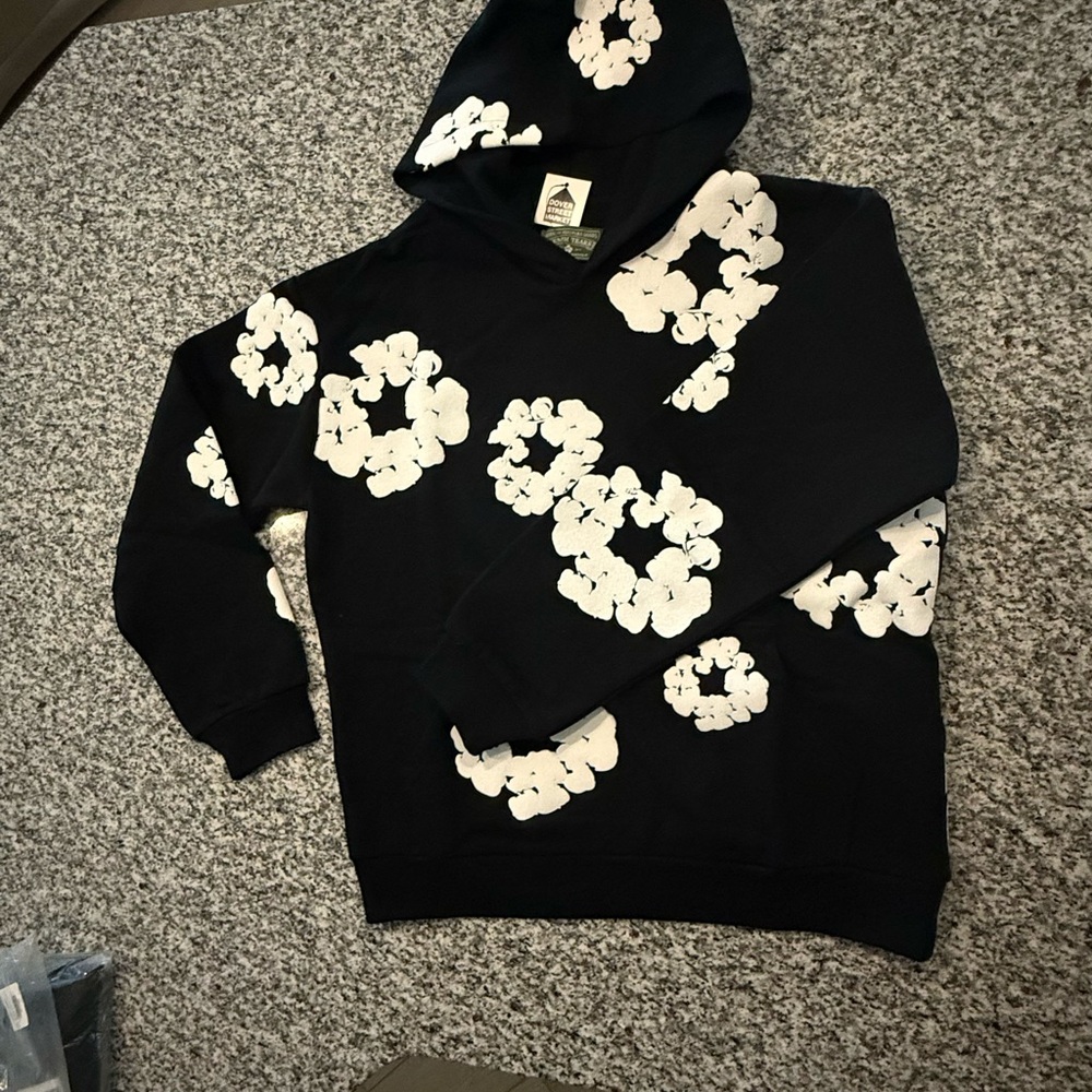 Denim tears hoodie black